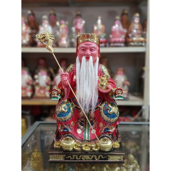 rupang toa pek kong dewa bumi tutikong uk 16 inch kayu