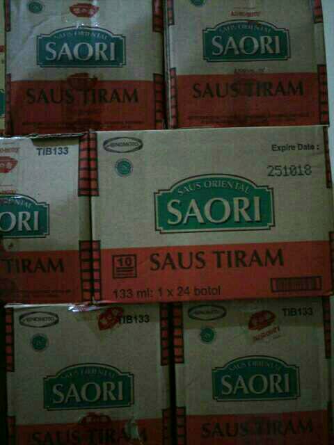 Saori saos Tiram Saori 135 ml 1DUS ISI 24 PCS