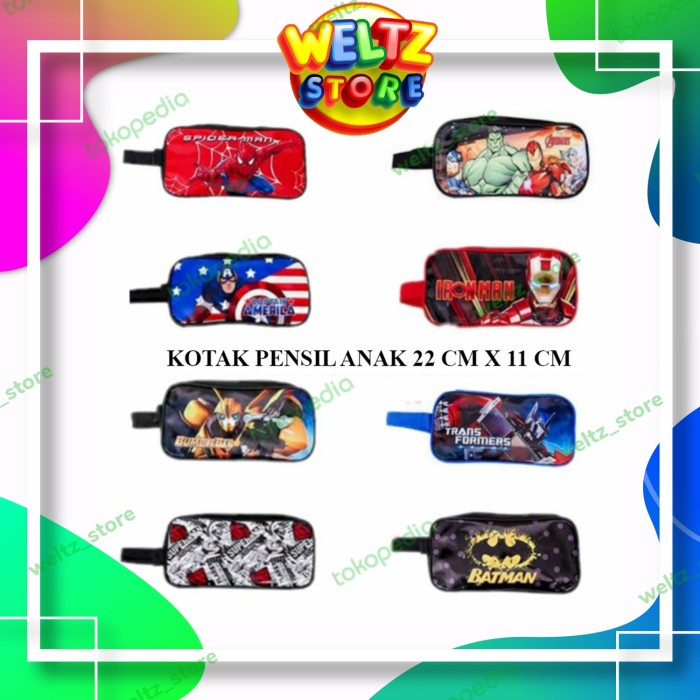 

Diskon Kotak Pensil Motif Superhero Avengers Terlaris