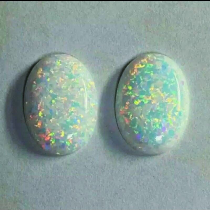 Batu Kalimaya AUSTRALIA White oval (ausyy) Lostone