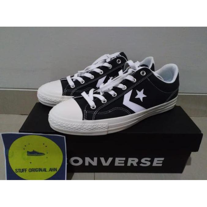 Sepatu Converse Star Player Ox Black - Original 100%