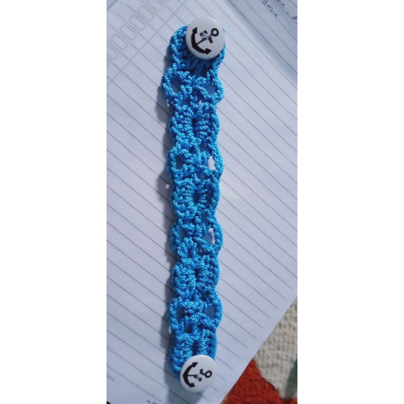 konektor masker rajut sailor