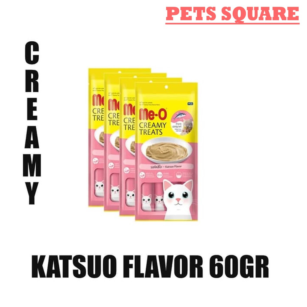 MEO CREAMY TREATS KATSUO FLAVOR 60GR