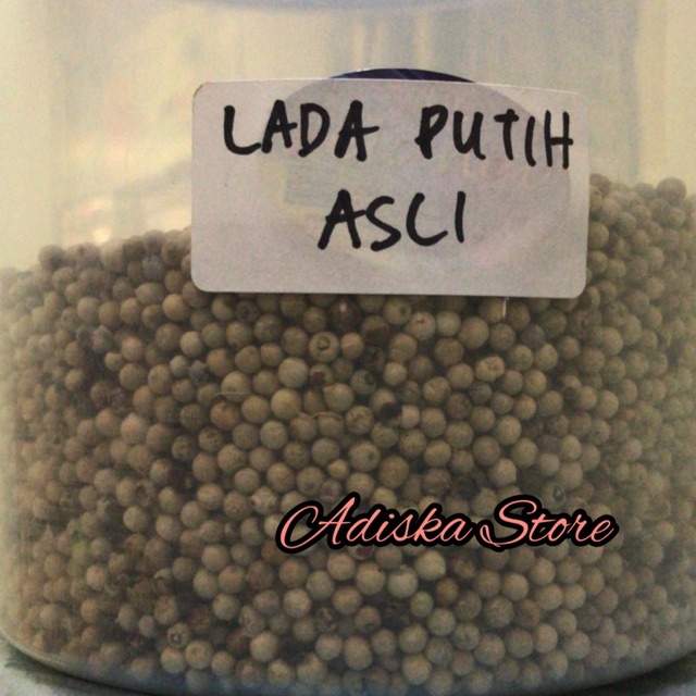 

Merica / lada putih kasar 100gr