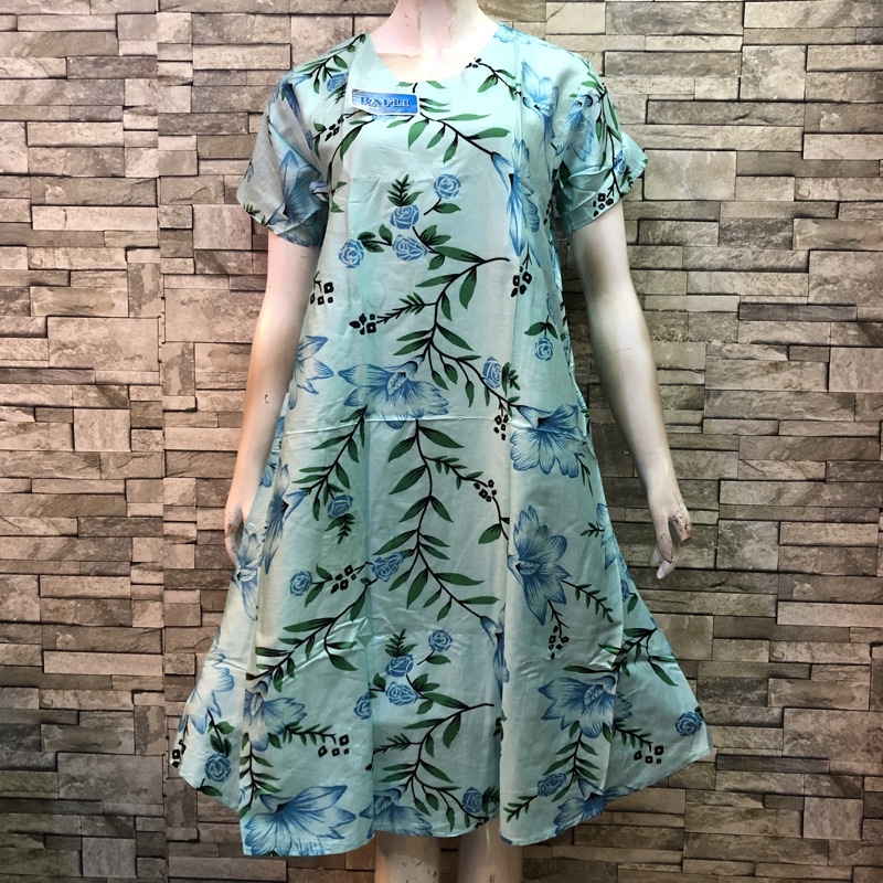 DASTER BALI MURAH MOTIF KEMBANG | BATIK AQILAH-OB 3