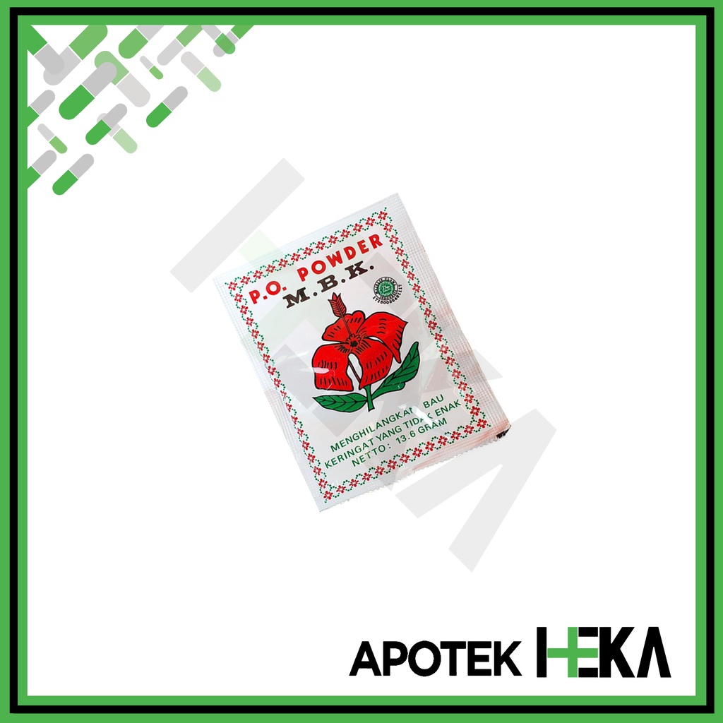 Powder MBK Bedak MBK Putih 1 Sachet - Bedak Bau Badan (SEMARANG)