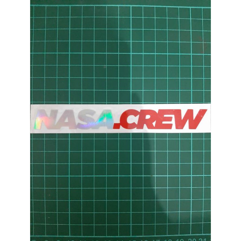 

stiker nasa crew