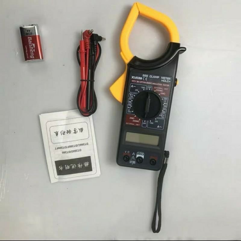 Tang Ampere Digital DT 266 Digital Clamp Meter Multi Meter DT-266