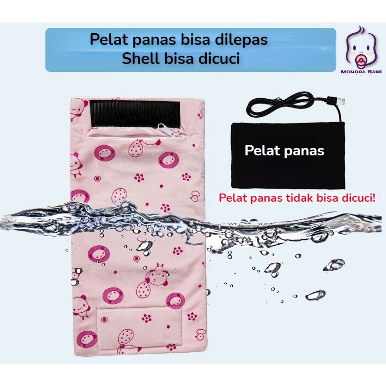 MOMO Penghangat Asi Botol Susu Bayi Warmer Pemanas Botol Susu Portable Dengan USB Untuk Outdoor Bottle Warmer Portable