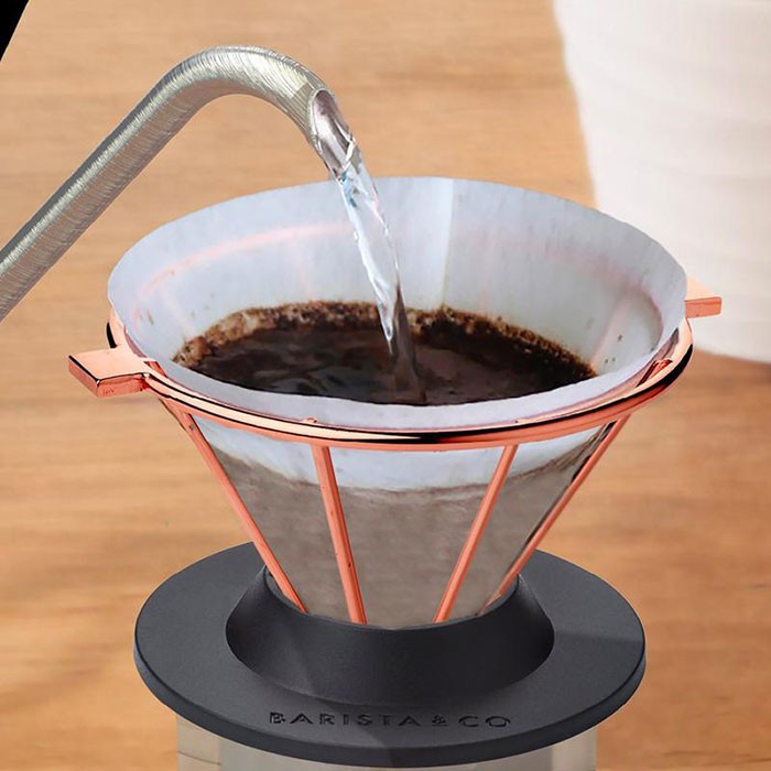 Barista & Co - Corral Pour Over Coffee Maker (Steel)-2