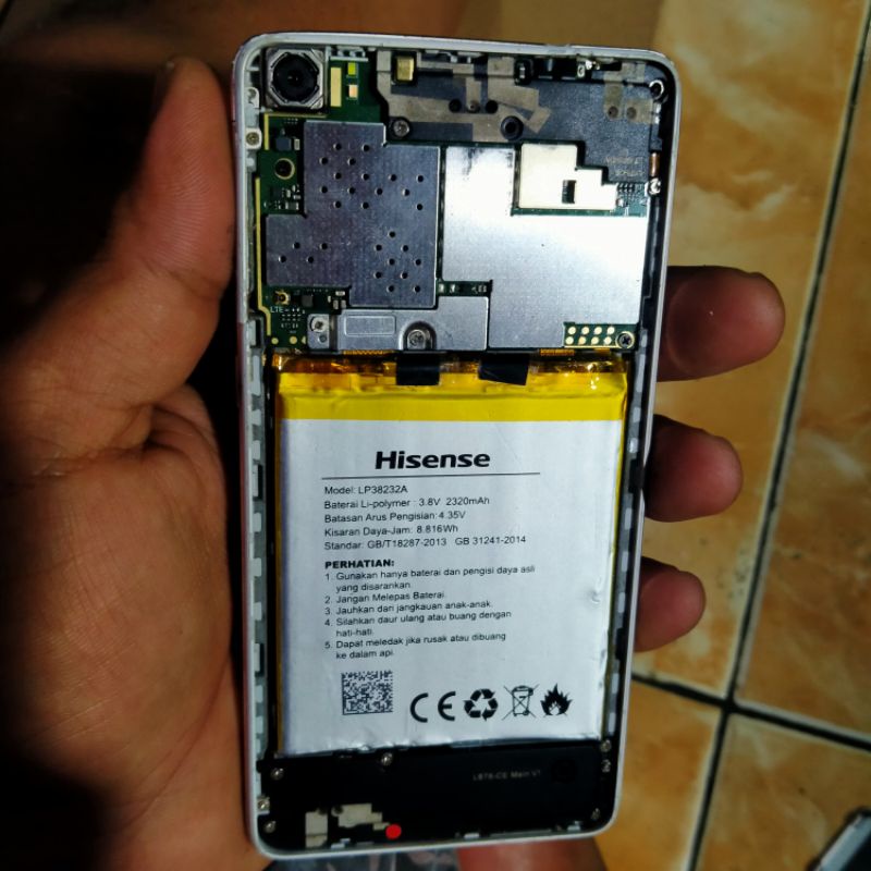 mesin hp Andromax R2 jaminan normal udh tested