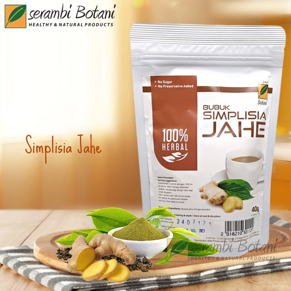 

Minuman Bubuk Jahe - Mengobati masuk angin dan Pegal-pegal (Simplisia Jahe 40gr)