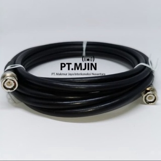 Kabel Jumper Rg6 Belden9116s BNC male ke BNC male Panjang 3 Meter