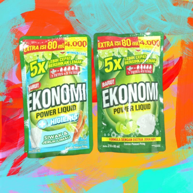 Ekonomi Sabun Cuci Piring Cair 235 ml Kemasan 3500 Rupiah