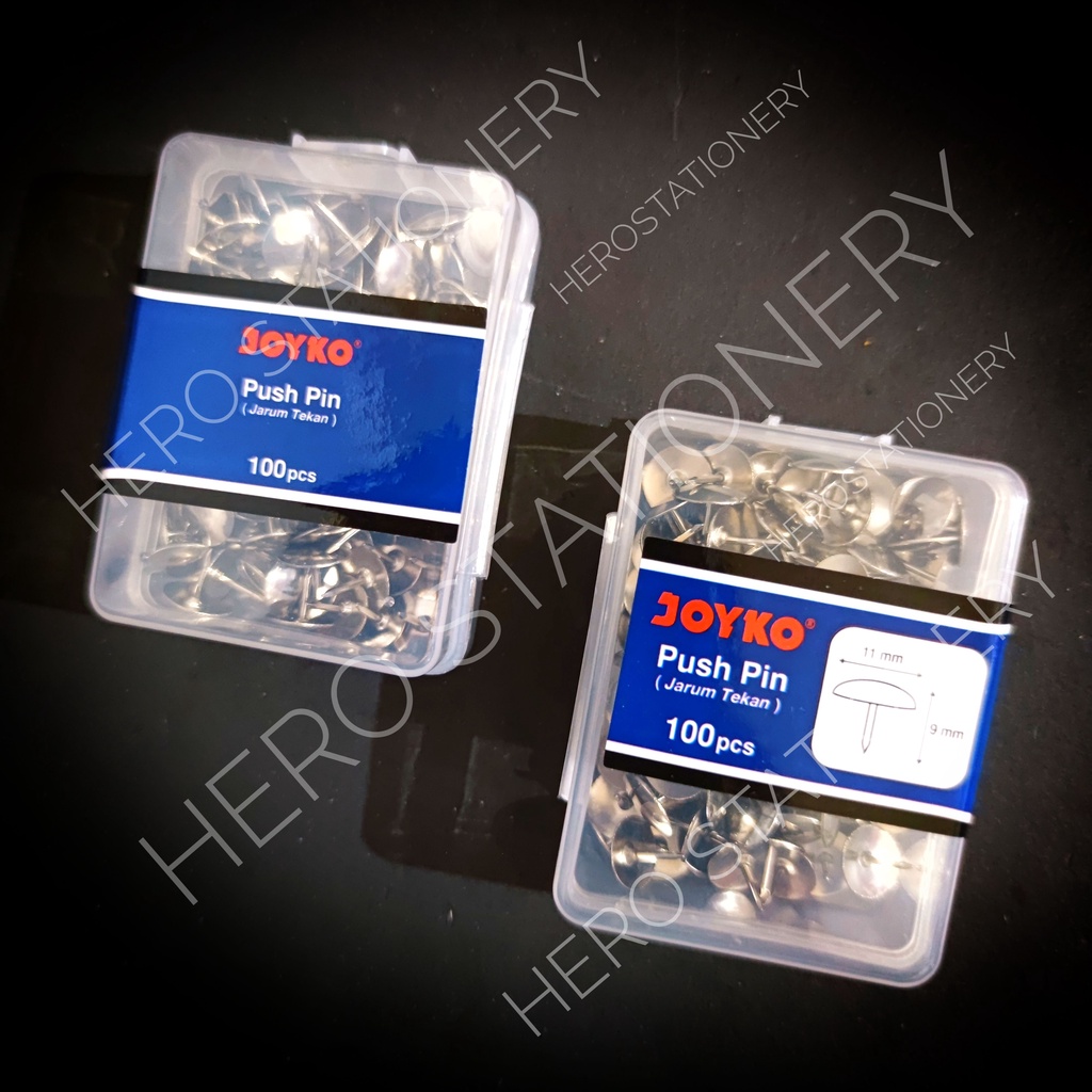 

Joyko push pin paku payung jarum tekan 1 box isi 100 pcs