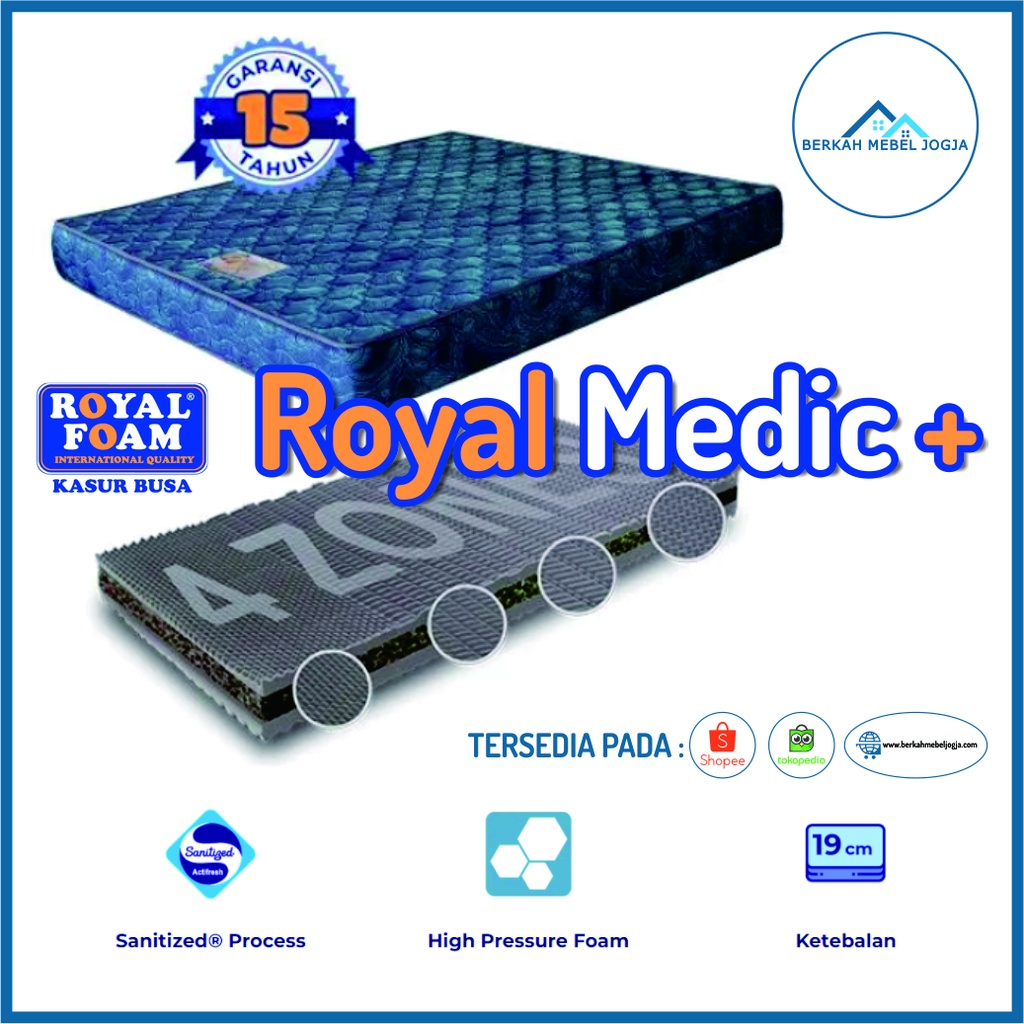 KASUR BUSA ROYAL FOAM UK. 120X200 KASUR BUSA MURAH ROYAL FOAM ROYAL MEDIC + ROYAL MEDICARE BUSA ROYA