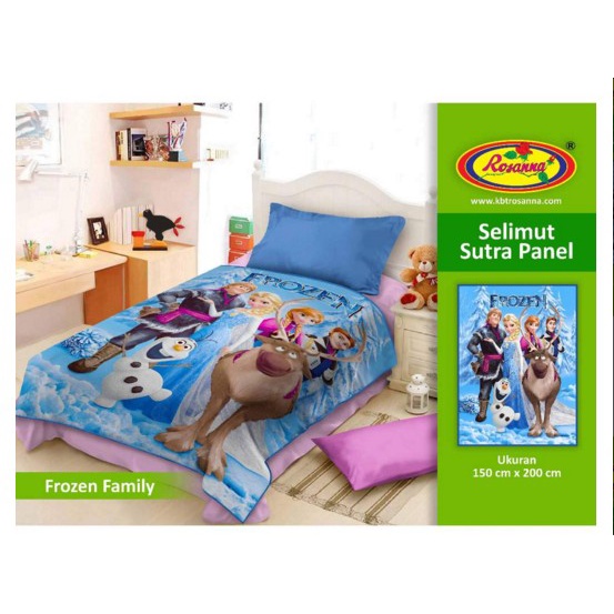 SELIMUT ROSANNA SUTRA FROZEN FAMILY 150 X 200