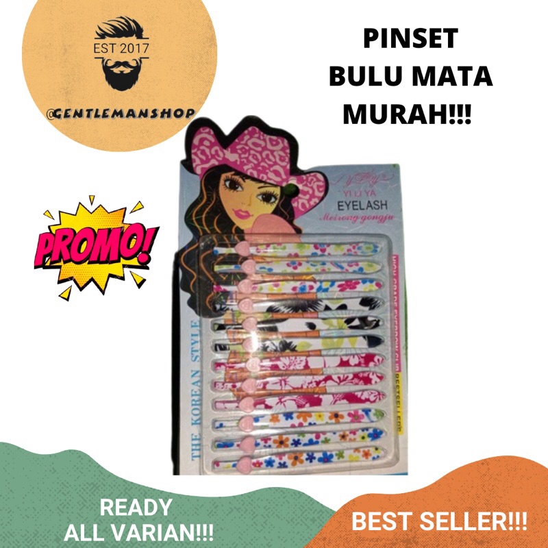 [PROMO!!!] Pinset Bulu Mata / Penjepit / Pencabut / Rambut / Alis Motif Cantik