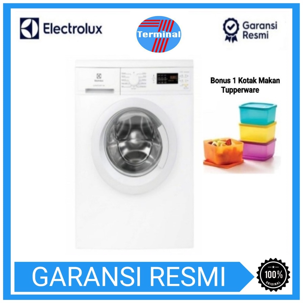 ELECTROLUX Mesin Cuci 8kg Front Loading Low Watt EWF8025EGWA