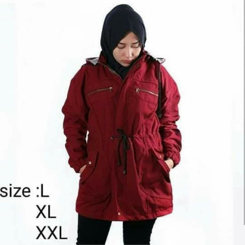 Jaket parka/jaket parka wanita/jaket musim dingin/jaket termurah/jaket parka terbaik