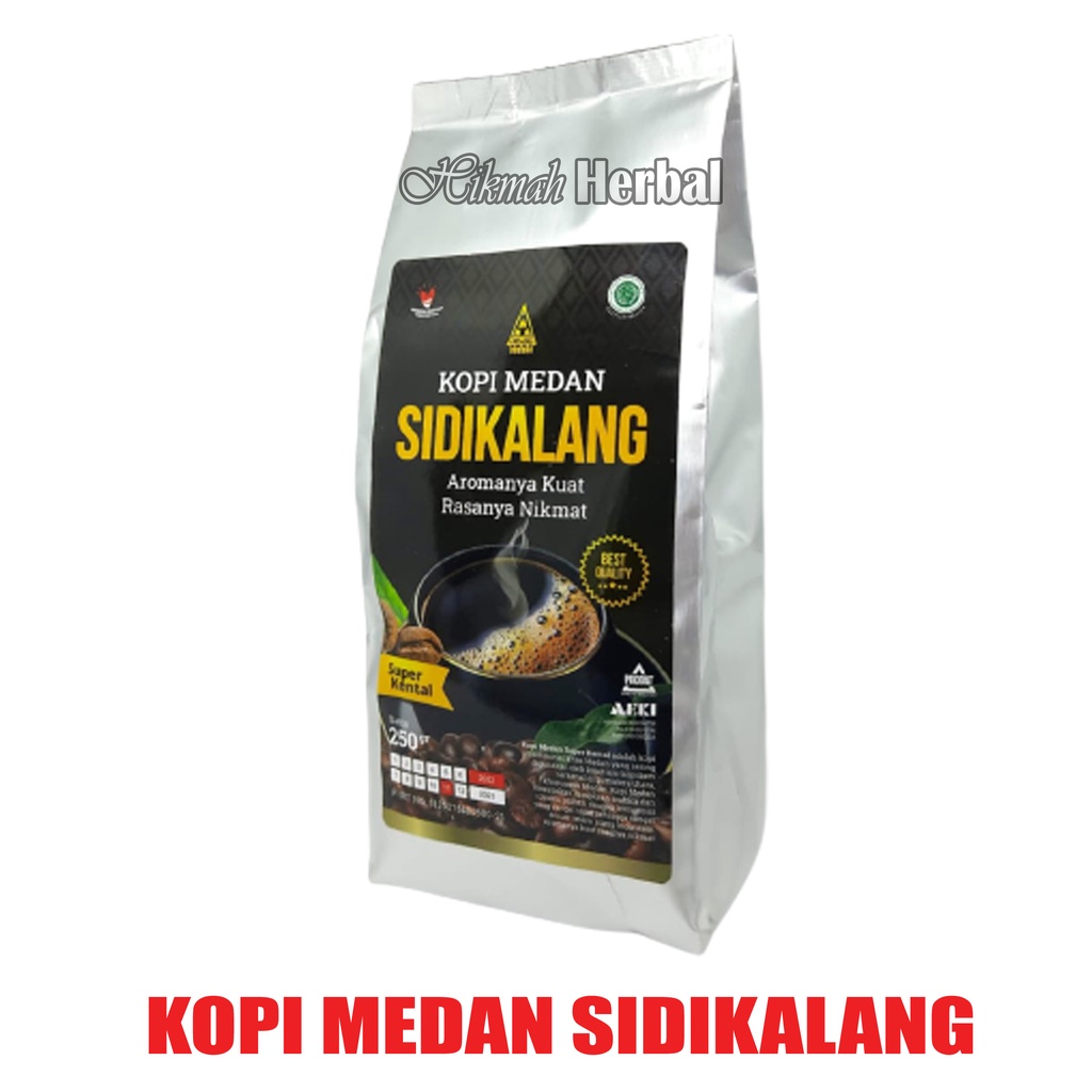 

Kopi Medan Sidikalang arabica. robusta. nikmat. mantap. kental. bermanfaat