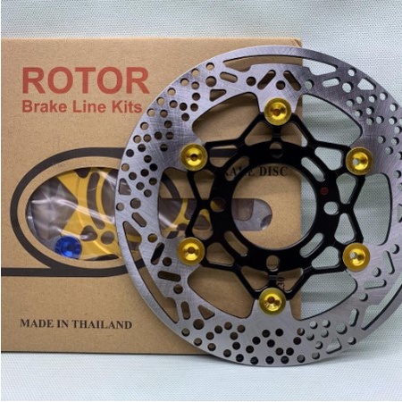 Disc Rotor 3D Star 220mm Floting CNC Rotor Front Disc Brake 220mm RT-130 Universal Beat Vario Scoopy Xeon Jup Z Mx Nuovo X Ride Fizr DLL