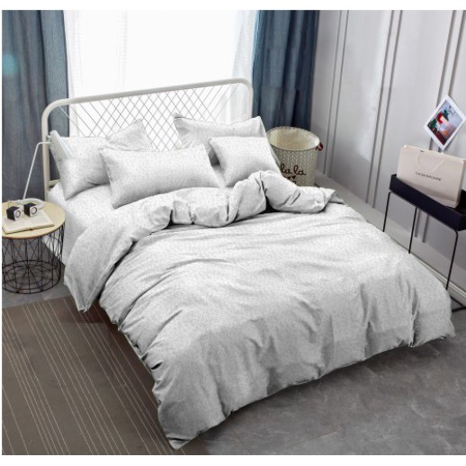 BEDCOVER SET TINGGI 30 VALLERY 180X200 dan 160x200 PUTIH DAN EVELYN ORIGINAL TERBARU