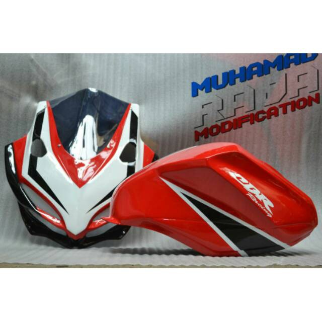 Topeng cbr 150 visor cbr 150 kondom cbr 150 kedok cbr150 visor cbr facelift model cbr250RR PRESISI