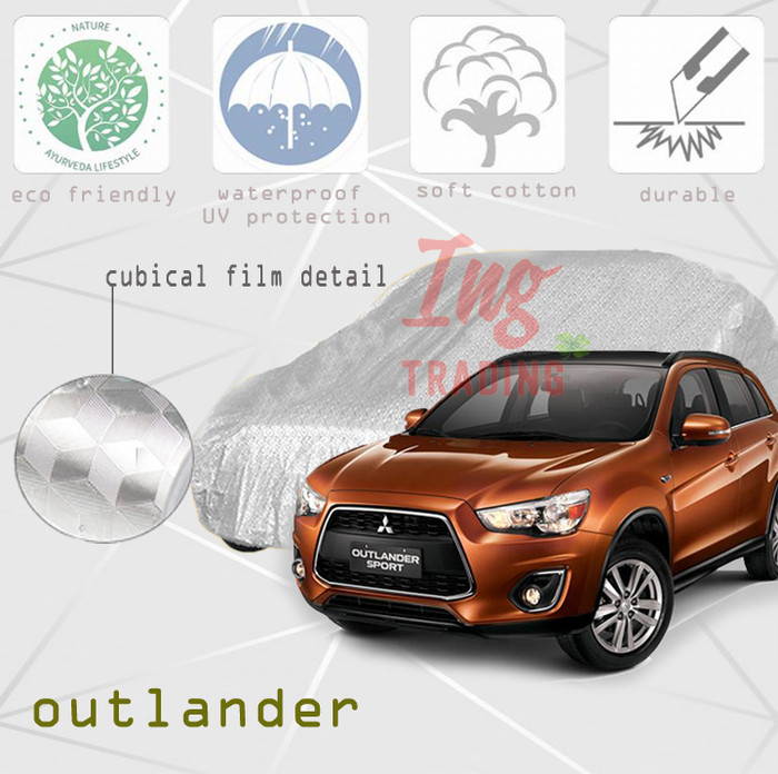 Cover Sarung Mobil OUTLANDER SPORT Waterproof 3 Layer Protection