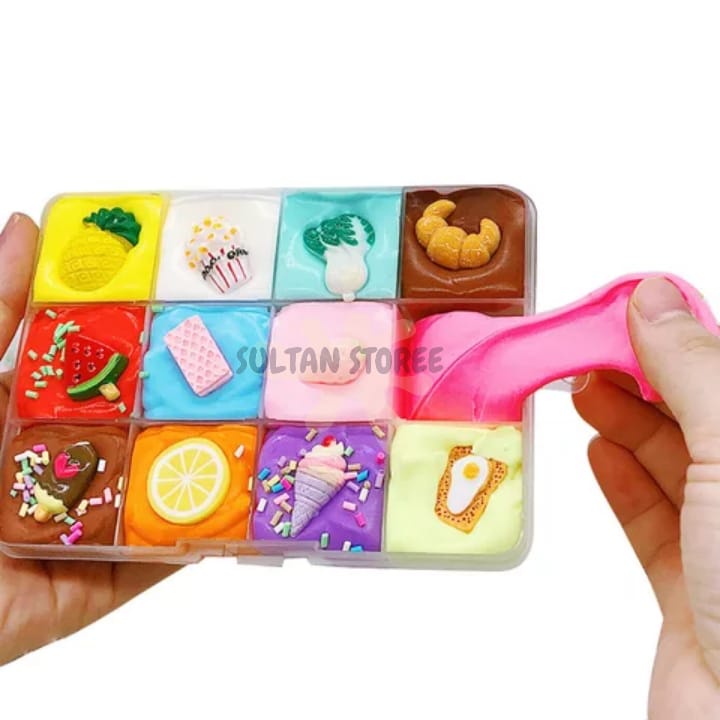 OBRAL Clay Mainan Anak boneka 3d / Edukasi lilin SLIME Clay Dough Colour Play