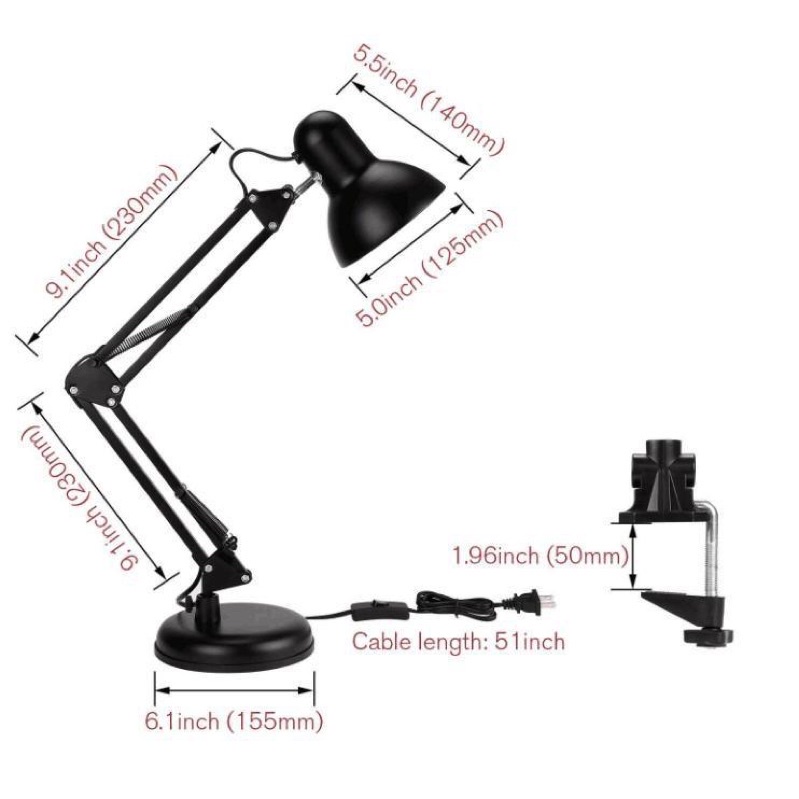 LAMPU MEJA / LAMPU BELAJAR / LAMPU EYELASH / LAMPU NAIL