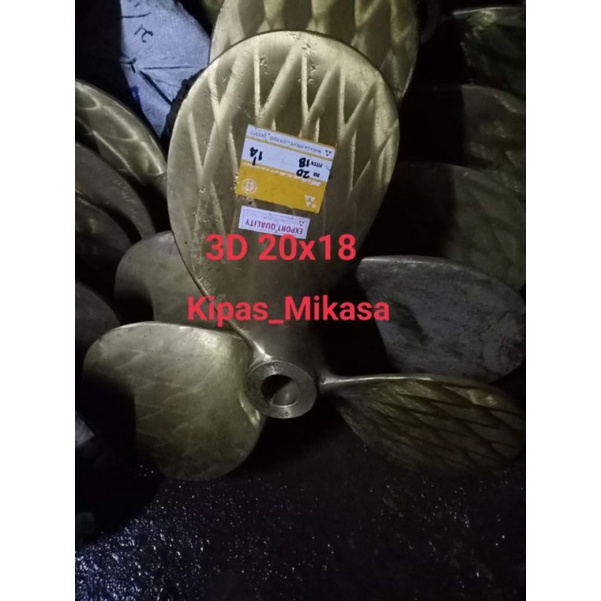 Kipas Kapal Mikasa / Propeller 3D 20x18
