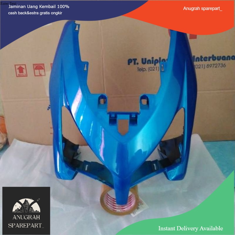 Tameng depan vario 110/vario karbu warna biru original