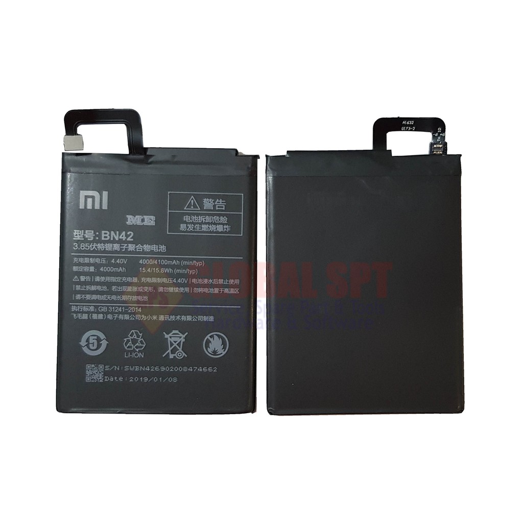 AN / K2 / BATERAI XIAOMI BN42  / BATRE / BATRE XIAOMI REDMI 4