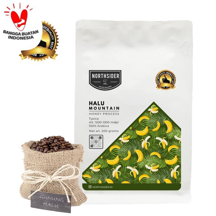 

BEST SELLER BIJI KOPI ARABIKA GUNUNG HALU HONEY - 200GR NORTHSIDER COFFEE - BIJI KOPI KP243