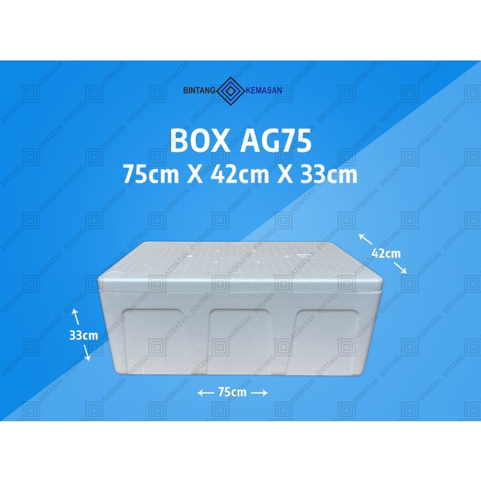 

Ready Styrofoam Box AG75 75 x 42 x 33cm Murah