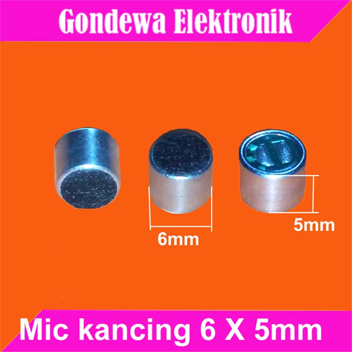 Mic condensor Mic kancing 6 X 5mm