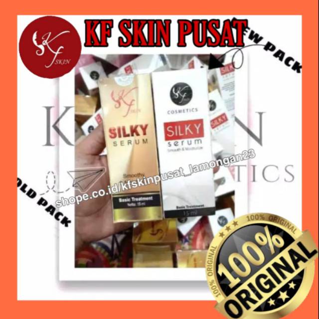 SILKY SERUM KF SKIN ORIGINAL 100% BPOM - Kf Skin silky serum sutra kf skin serum