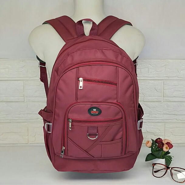 TAS RANSEL korea stylish backpack SEKOLAH WANITA DAN TAS PUNGGUNG ANAK LAKI LAKI CRV 003