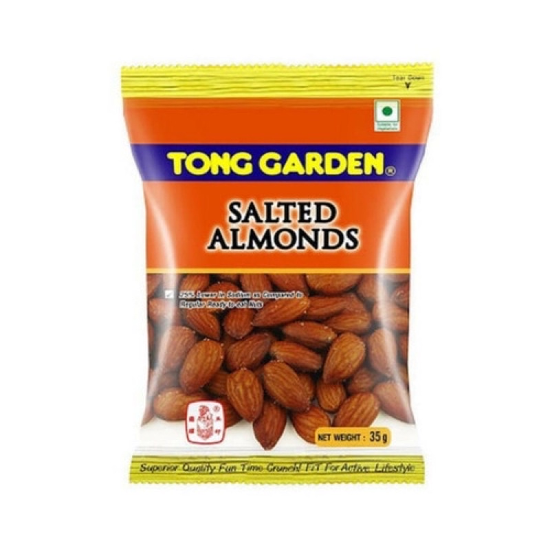 

TONG GARDEN SALTED ALMONDS 35gr (kacang mede asin)