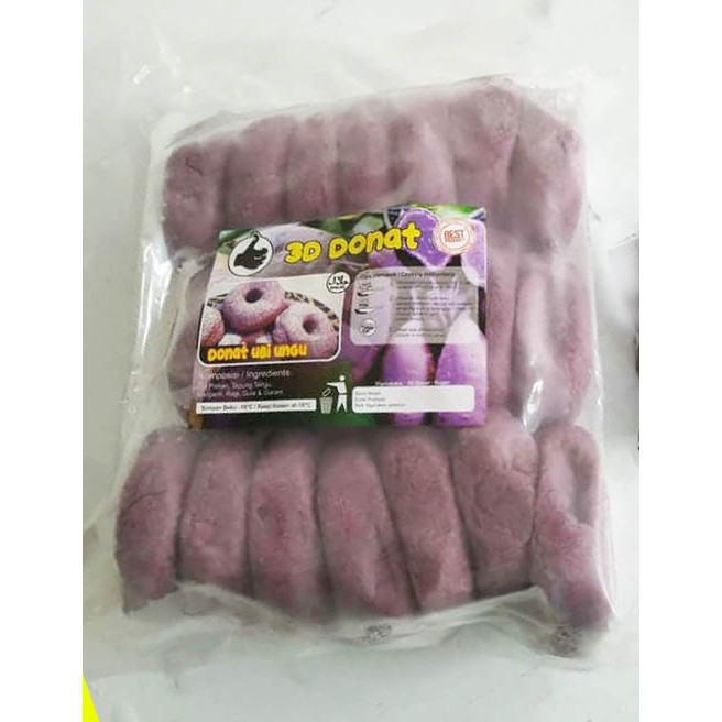 

Donat 3D Ubi Ungu isi 20 Pcs