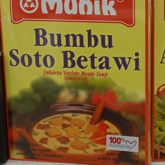 

] munik bumbu soto betawi 125gr