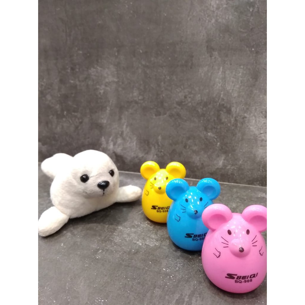 

Asahan / Serutan / Rautan / Peruncing / Pengerok / Kerokan Pensil TIKUS HAMSTER BQ-908