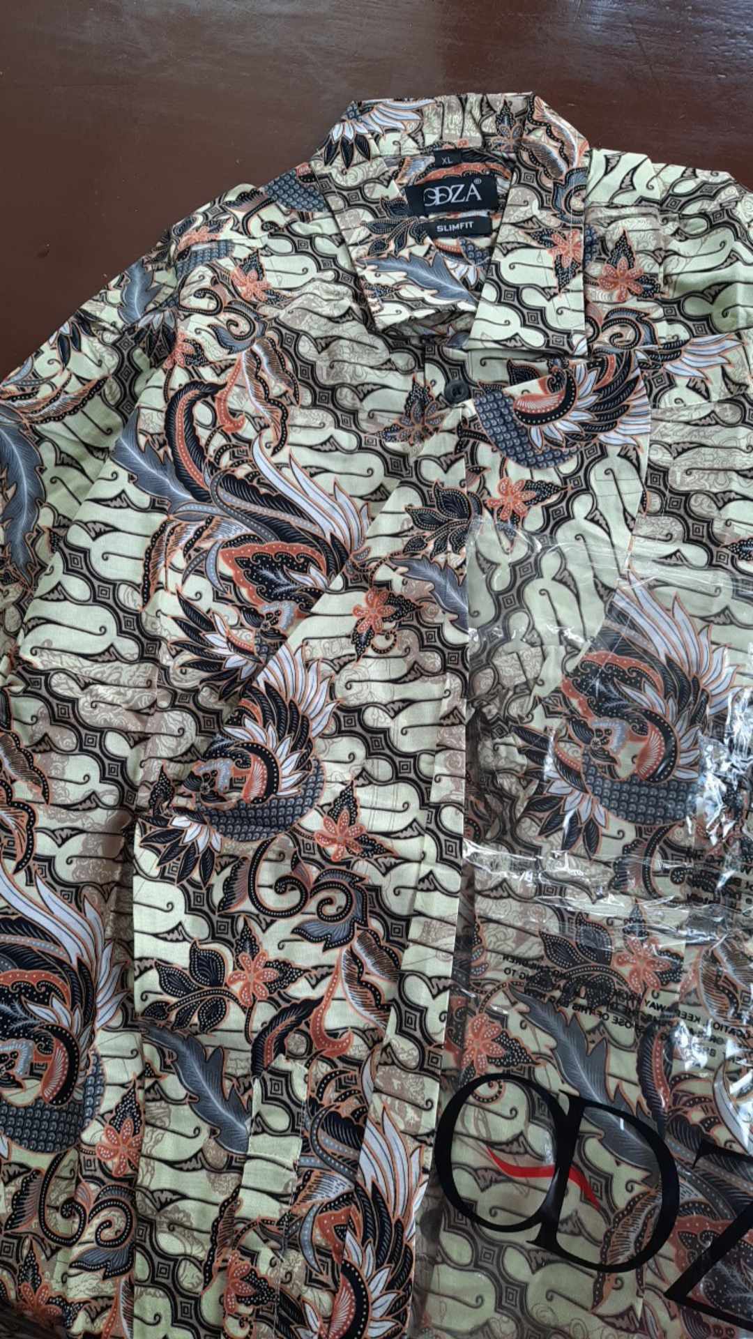 Odza Kemeja Batik Panjang Modern Slim Fit