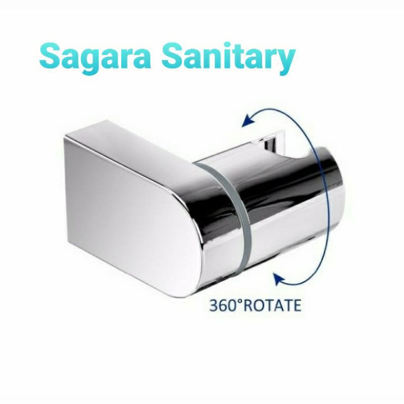 Dudukan Shower / holder hand shower / braket jet shower kamar mandi