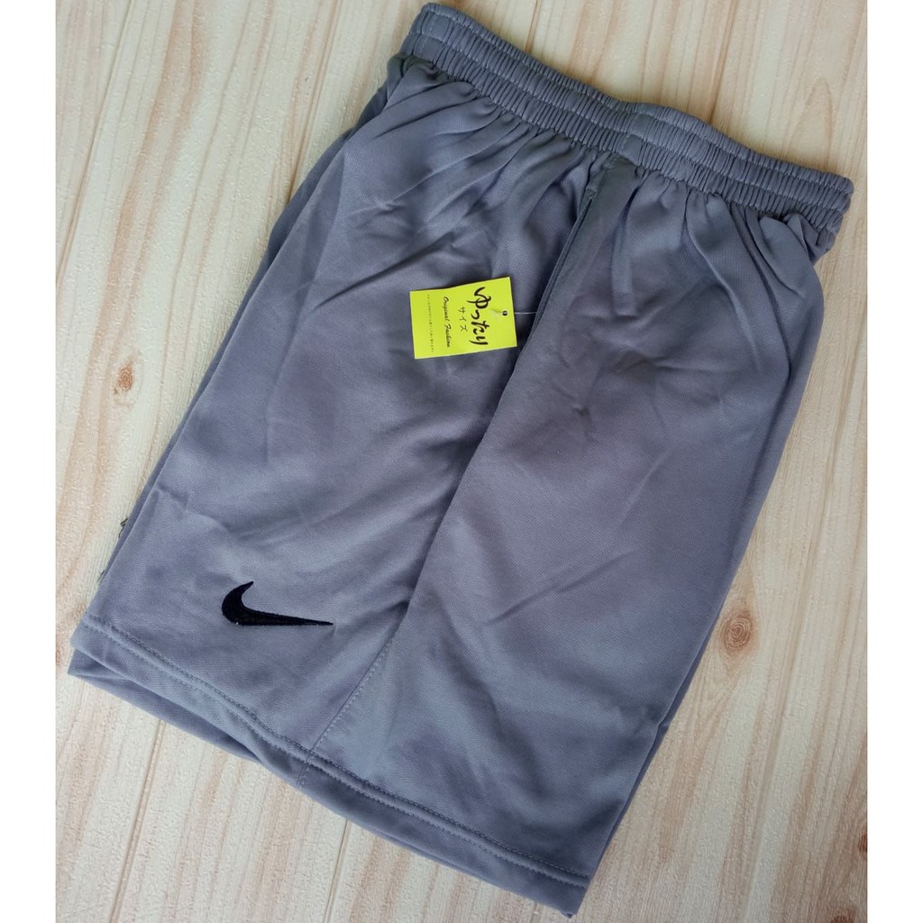 Celana Olahraga Pendek Pria HITAM Import Original Jogging Running Santai Voli Casual Cowok Cewek