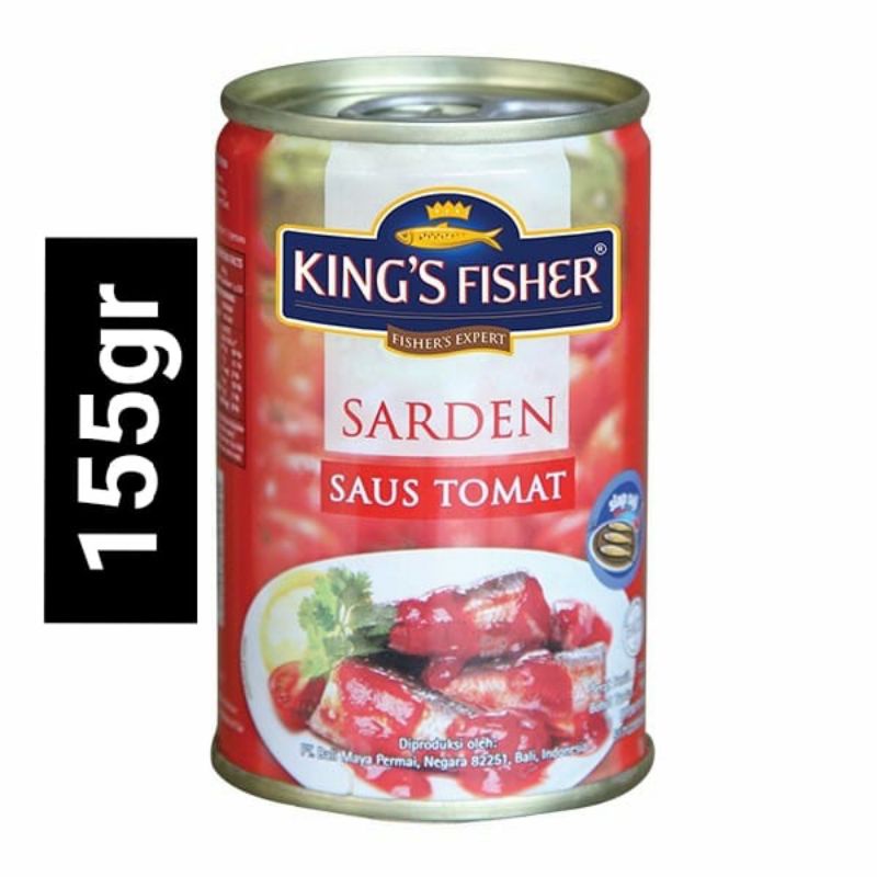 King's fisher sarden 155gr / makerel 155gr / ikan sarden