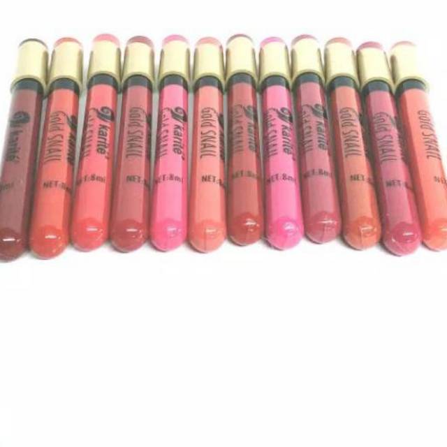 Lip GLOSS KARITE MATTE GOLD / 12.PC