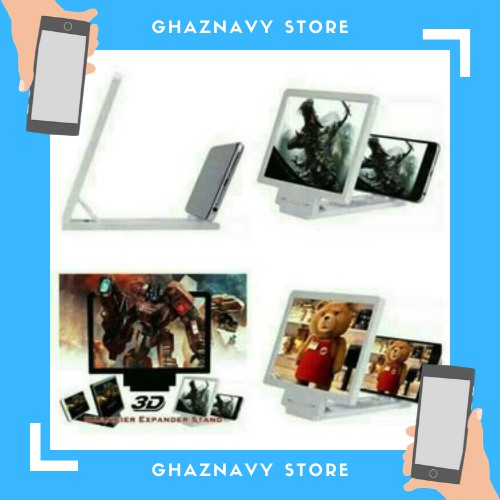 Pembesar Layar HP Enlarge Screen 3D | Proyektor Hp Pembesar Layar Zoom | Hp Aksesoris Hp Gadget Unik