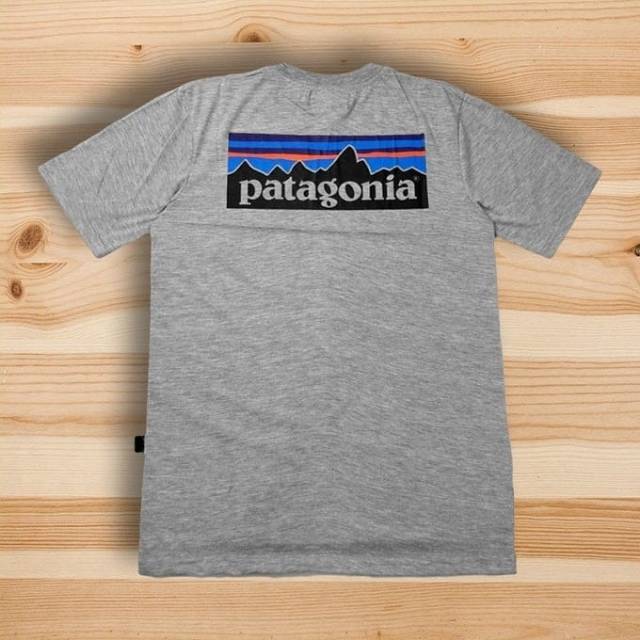 kaos tshirt tee PATAGONIA UPRISAL GRAY AUTHENTIC ORIGINAL